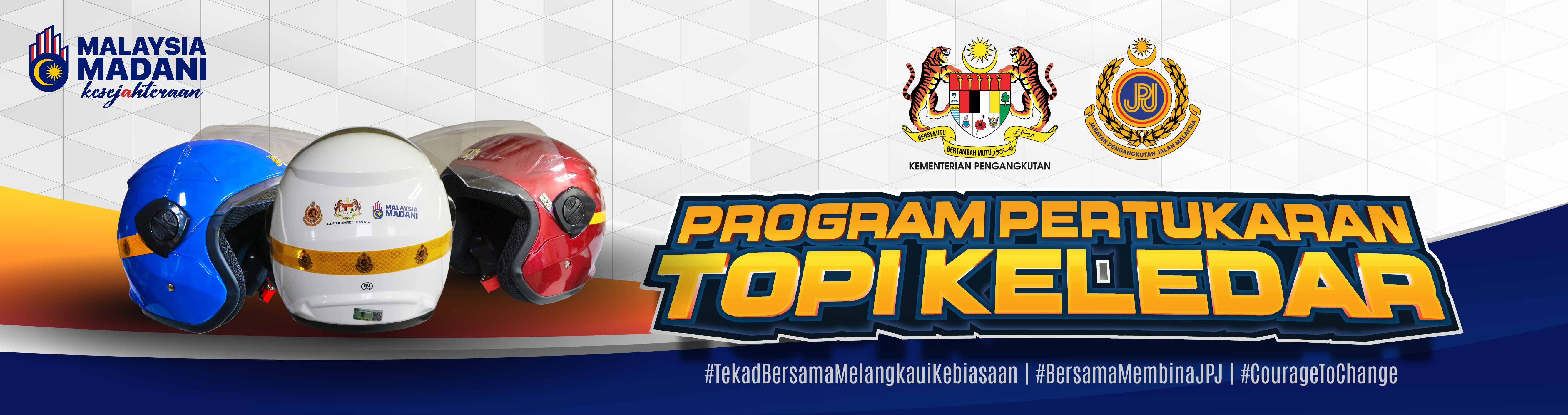 Pertukaran Topi Keledar JPJ Percuma  - Jabatan Pengangkutan Jalan (JPJ) Malaysia